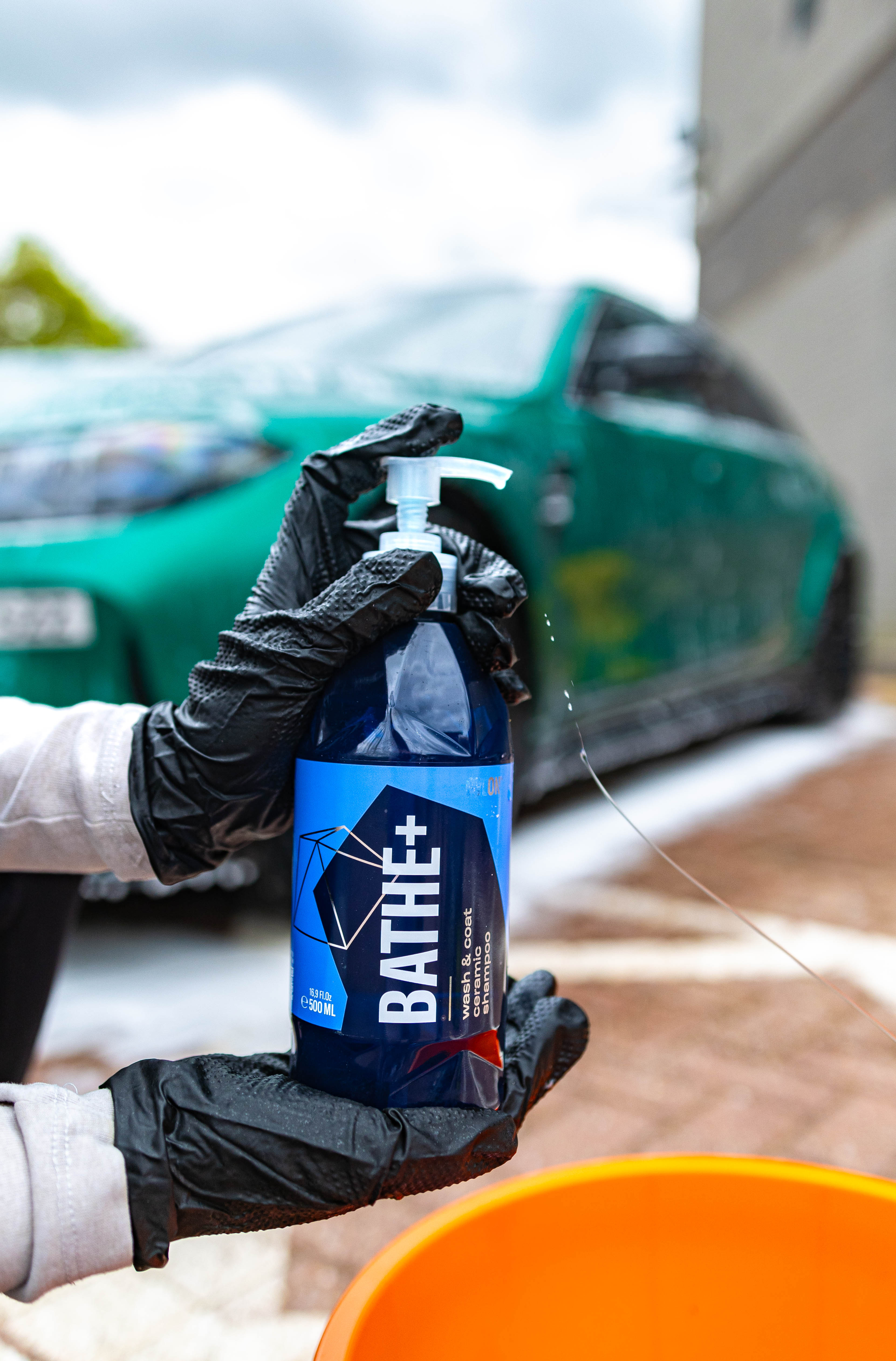 GYEON Q²M Bathe+ pH neutrale beschermende autoshampoo met SiO₂