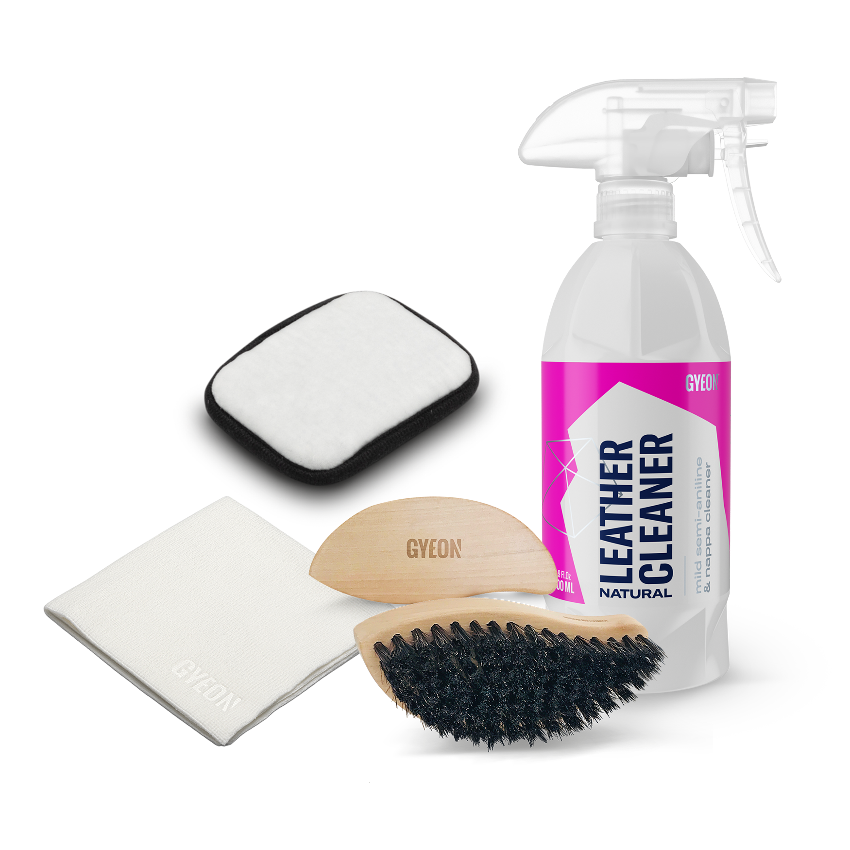 GYEON Q²M Lederen Interieurset voor het reinigen van je lederen autobekleding