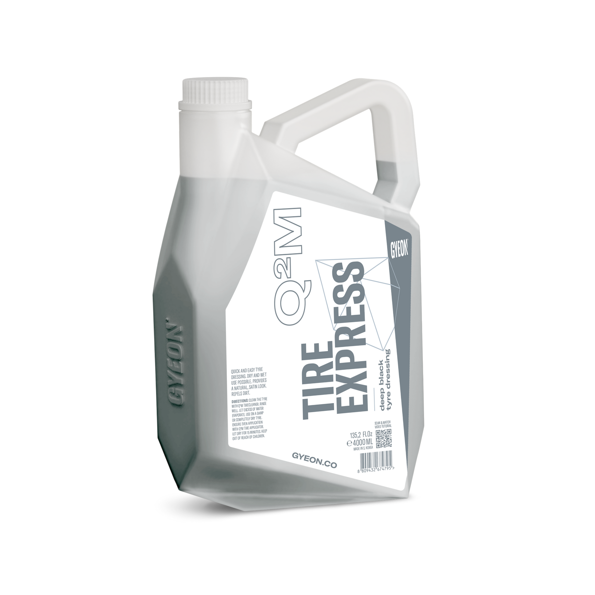 GYEON Q²M Tire Express snelle watergedragen bandendressing 