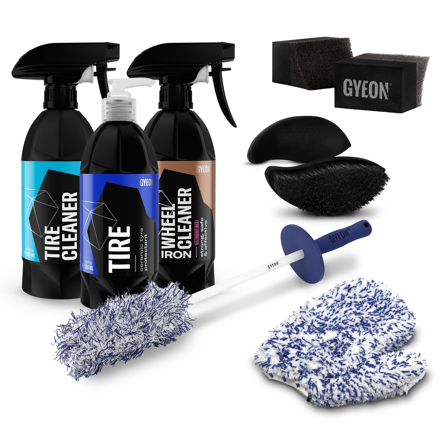 GYEON Q²M Wheelset complete wielschoonmaak set voor je auto
